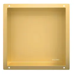 Półka wnękowa Wall Box 30 x 30 x 10 cm gold stal nierdzewna bez kołnierza